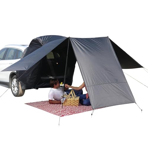 Veeteah SUV-Zelt,SUV-Zelte für Camping,Minivan-Zelt für Kofferraum | SUV-Heckzelt, großes Campingzelt, Strandzelt, UV-blockierendes Zelt, wasserdichtes Zelt für 5–8 Personen für SUVs von Veeteah