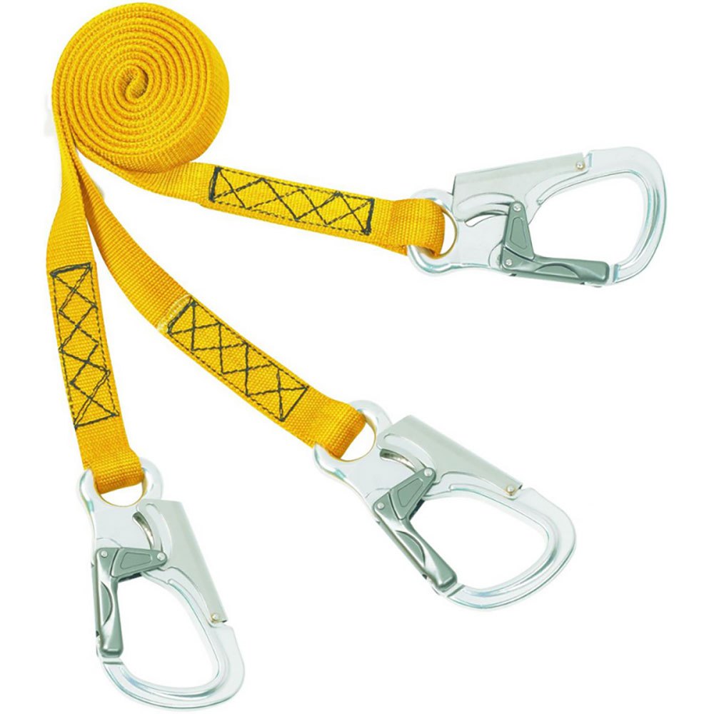 Veleria San Giorgio Safety Strap With Carabiners Silber von Veleria San Giorgio