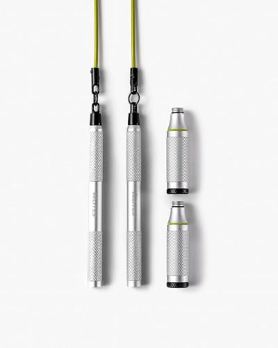 Velites Cyclone Ultraleichtes Springseil aus Aluminium | Silber | 360° drehbar mit Doppellager | ideal für Doppel- und Dreifachsprünge, Crossovers und fortgeschrittene WODs von Velites