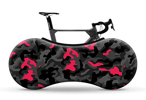 Velo Sock Unisex – Erwachsene Camo (Black – Pink) Bike Cover, One Size von Velo Sock