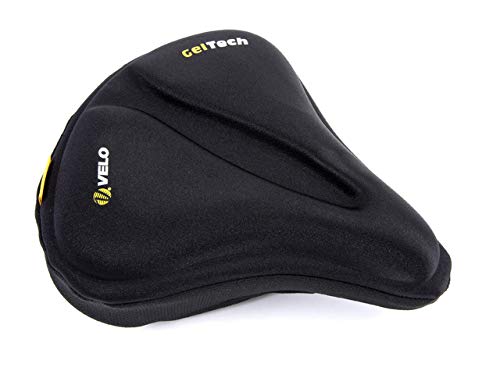 Velo Jungen Sattelüberzug Gel Mitt O-Zone, Herren, Schwarz, S von VELO