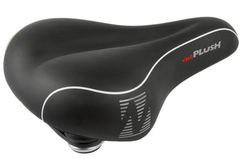 Velo Fahrradsattel Plush Elasto MF, schwarz, _, 12503521 von Velo