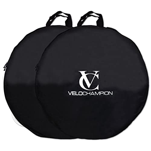 VeloChampion Laufradtasche für einfachen Fahrradtransport - leicht und verstaubar (29" Laufradtasche 2er Pack) von VeloChampion
