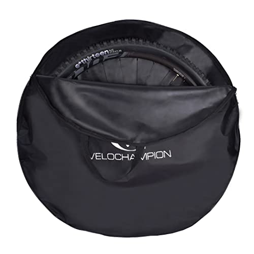 VeloChampion Laufradtasche für einfachen Fahrradtransport - leicht und verstaubar (700c / 26" Laufradtasche (2er Pack)) von VeloChampion