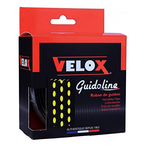 Velox Bi-Colour Lenkerband, schwarz/gelb, Einheitsgröße von Velox