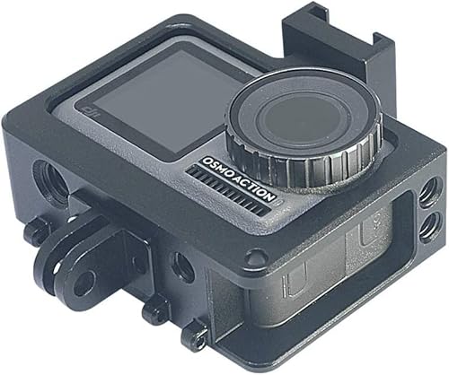 Venidice Kamera-Schutzkäfig-Gehäuse, Zubehör für DJI OSMO ACTION, Schwarz von Venidice