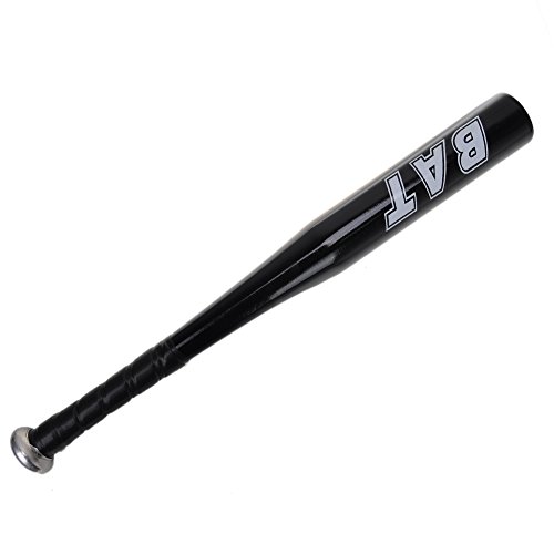 SXTSPO Aluminium Baseballschläger Softballschläger Baseball Sport Selbstverteidigung 53 cm(21 Zoll), Schwarz von Venkaite