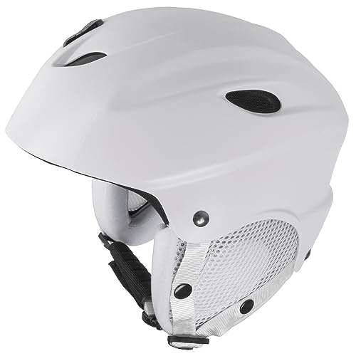 M-Wave Skihelm UNIVERSAL, Größe L, weiß, L (58-59,5 cm), matt von M-Wave