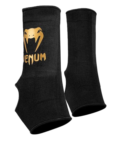 Venum Art: Uni Kontact Fußgelenke, schwarz/Gold, XS von Venum