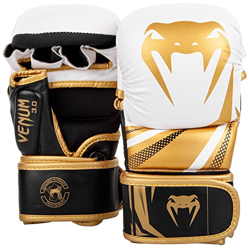 Venum Unisex Challenger 3.0 Mma Sparring Handschuhe, Weiß / Schwarz Gold, S EU von Venum