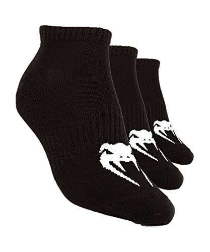 Venum Classic Footlet Socken - 3er Set - Schwarz/Weiß - 37-39 von Venum