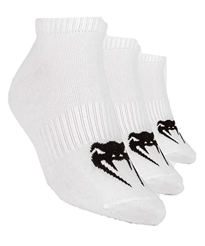 Venum Classic Footlet Socken - 3er Set - Weiß/Schwarz - 37-39 von Venum