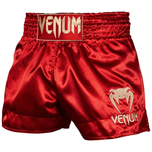 Venum Classic Thaibox Shorts, Bordeaux/Gold, L von Venum