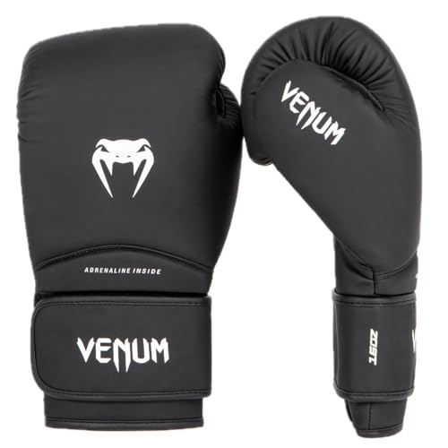 Venum Contender 1.5 Boxhandschuhe - Schwarz/Weiß - 12 Oz von Venum