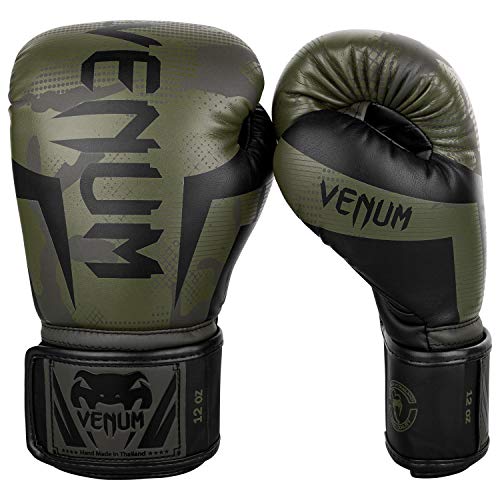 Venum Unisex Venum Elite Boxing Gloves Boxhandschuhe, Khaki camo, 12 Oz EU von Venum
