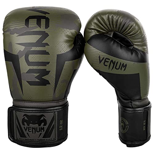 Venum Elite Boxing Gloves Boxhandschuhe, Khaki camo, 8 Oz von Venum