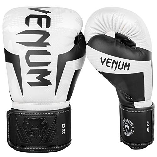 Venum Elite Boxing Gloves Boxhandschuhe, Weiß/Camo, 12 Oz von Venum