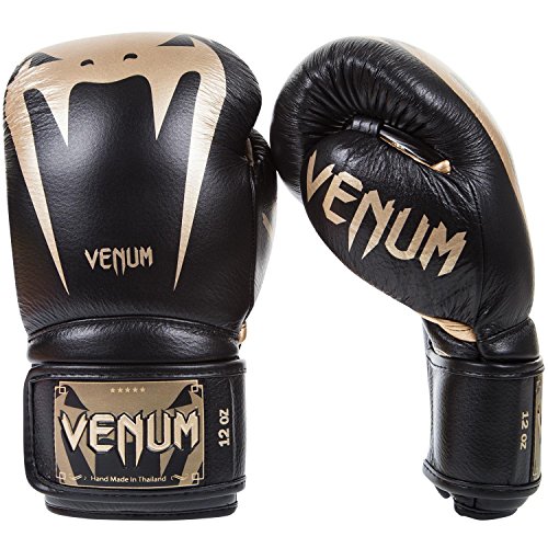 Venum Giant 3.0 Boxhandschuhe Muay Thai, Kickboxing, Schwarz / Gold, 10 oz von Venum