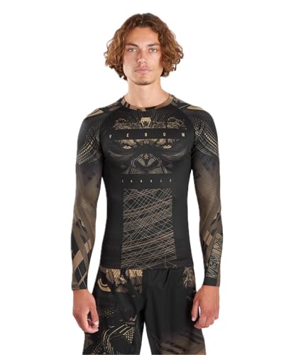 Venum Gorilla Jungle Rashguard Langarm - Schwarz/Sand - XL von Venum