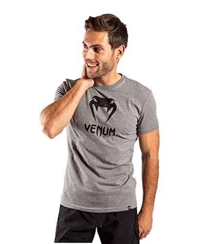 Venum Herren Klassisk T-shirt T shirt, Grau Meliert, L EU von Venum