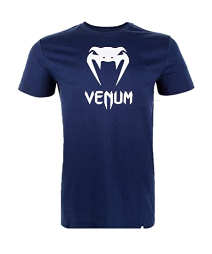 Venum Herren Classic T-shirt T shirt, Marineblau, XXL EU von Venum