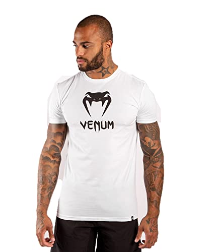 Venum Herren Classic T-shirt T shirt, Weiß, XL EU von Venum