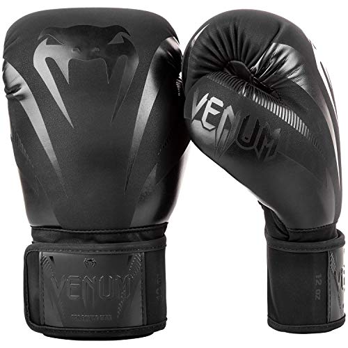 Venum Impact Boxhandschuhe, Schwarz/Schwarz, 237 g von Venum