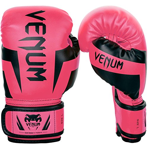 Venum Kinder Elite Boxhandschuhe S Neon/Rosa von Venum