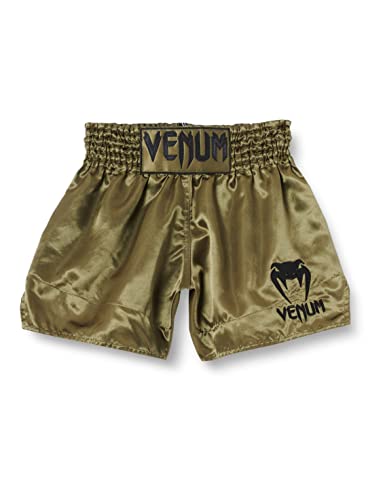 Venum Unisex Classic Thaibox Shorts, Khaki Grün / Schwarz, XL EU von Venum