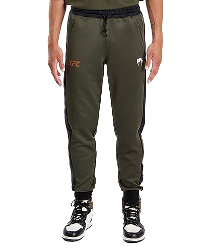 Venum UFC Adrenaline Herren Fight Week Performance-Jogging-Hose - Khaki/Bronze - S von Venum