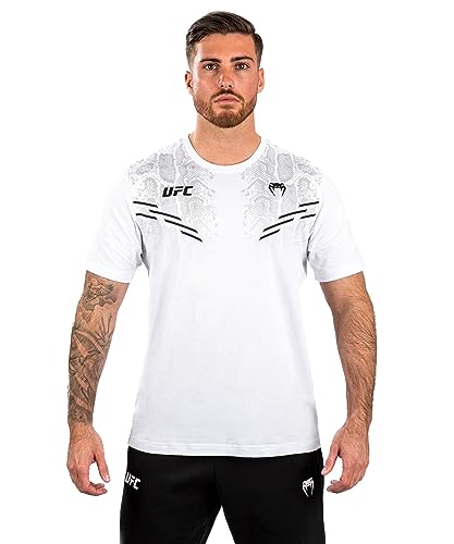 Venum UFC Adrenaline Herren Replica Kurzarm-T-Shirt - Weiß - L von Venum