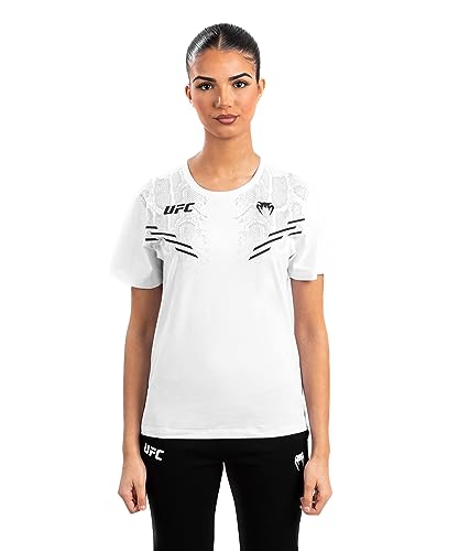 Venum UFC Adrenaline Replica Damen Kurzarm-T-Shirt - Weiß - L von Venum