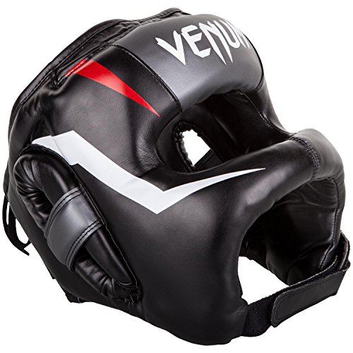 Venum Unisex-Erwachsene Elite Kopfbedeckung aus Eisen, Einheitsgröße, Schwarz/Rot von Venum