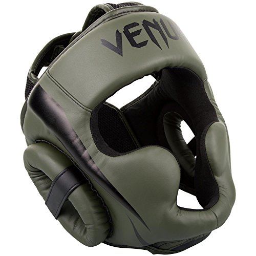 Venum Unisexe Elite Kopfschutz, Khaki/Schwartz, One Size von Venum