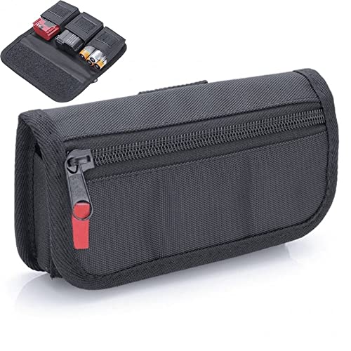 Vepoty Kleine DSLR-Kamera-Batterietasche Tragbare Kamera-Batterie-Gürteltasche Kartenhalter Speicherkarten-Etui von Vepoty
