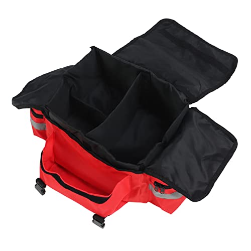 Verdant Touch Große Notfalltasche Fire Gear First Responder Tasche, große Kapazität Notfalltasche mit Schultergurt für Notfallbedarf, Rot, mehrfarbig, 60_x_180_cm von Verdant Touch