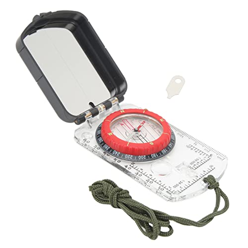 Verdant Touch Kartenkompass, multifunktionaler Kartenkompass, tragbarer Kartenkompass für Outdoor-Abenteuer von Verdant Touch
