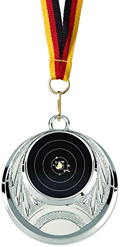 Verlag Reiner Kullack 50er-Set Medaillen »Schießen«, mit 25 mm Sportfoto-Emblem (Folie, bunt) von Verlag Reiner Kullack