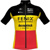 FENIX-DECEUNINCK Belgischer Meister 2023 Kurzarmtrikot, für Herren, Größe 2XL, von Vermarc