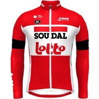 LOTTO SOUDAL 2022 Langarmtrikot, für Herren, Größe S, Radtrikot, von Vermarc