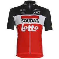 SOUDAL LOTTO 2021 Kurzarmtrikot, für Herren, Größe S, Radtrikot, von Vermarc