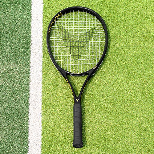 Vermont Archon Tennisschläger | Elite Performance Tennisschläger | Grand-Slam-Qualität | VPG Elite Tek Graphit BAU | 27" Senior Tennisschläger | 100% Graphit Rahmen | 280 Gramm (L5 Griff (115-117mm)) von Vermont Sports