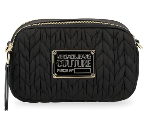 Versace Jeans Couture Quilted Camera Bag, Umhängetasche, Schwarz von VERSACE JEANS COUTURE