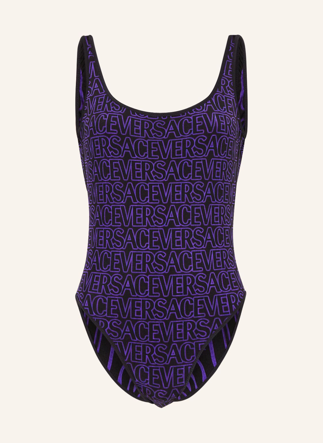 Versace Badeanzug Zum Wenden lila von Versace