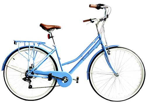 Versiliana Damen Fahrrad-damen-pastel28 Stadtfahrrad, Pastel Light Blue, Einheitsgröße von Versiliana