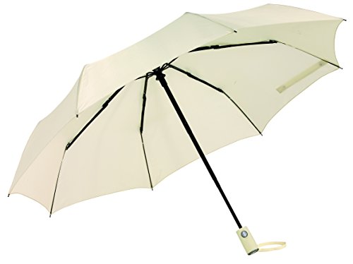 Taschenschirm Ø 101 cm vollautomatischer Regenschirm Beige von Vertrieb durch Preiswert & Gut