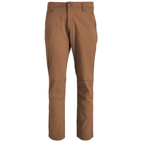 Vertx Delta 2.1 Herren-Stretch-Hose, gerades Bein mit Taschen, leichte Baumwolle, legere Arbeitskleidung, Tabak, 32W x 32L von Vertx