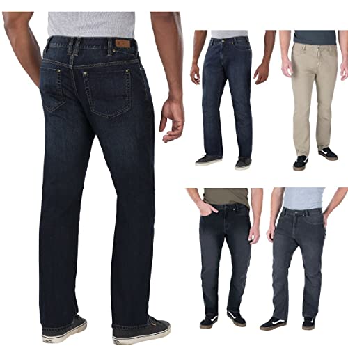 Vertx Herren Defiance Jeans Freizeithose, Dark Stonewash, 30W x 32L von Vertx