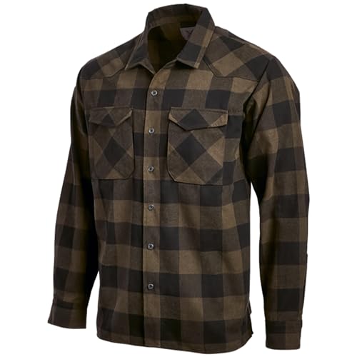 Vertx Unisex-Erwachsene Canyon Valley Taktisches Flanellhemd Hemd, Marshland Plaid, Medium von Vertx