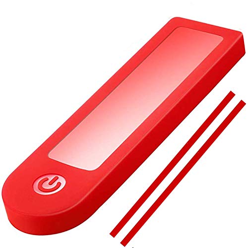 Vestigia® - Regenabdeckung aus Gummi für das Display für den Xiaomi M365 1S Essential Pro 2 Elektroroller - Dashboard Regenschutz - Scooter Ersatzteil Zubehör (Rot) von Vestigia